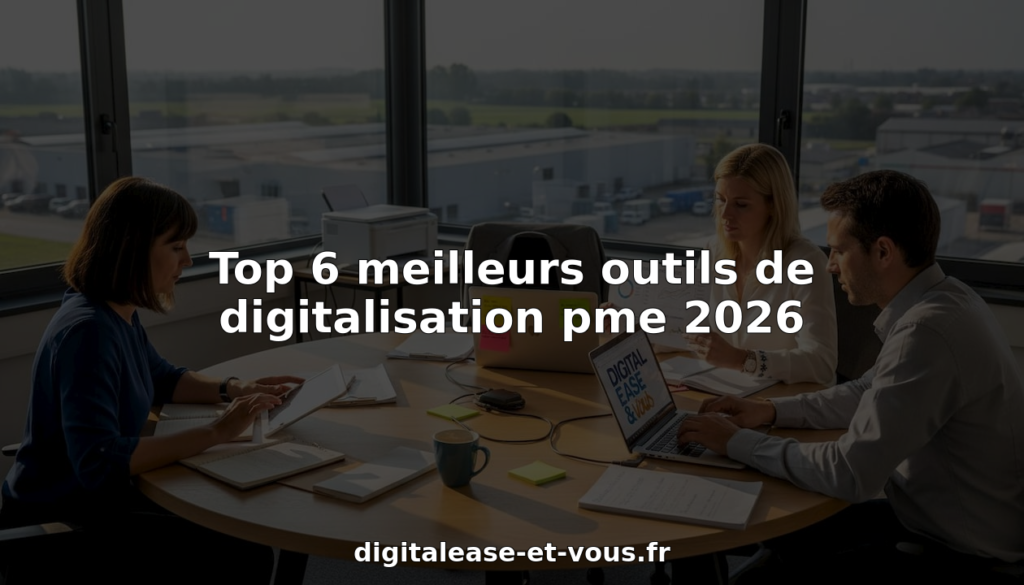 Une équipe de petite entreprise qui travaille main dans la main grâce aux outils numériques.