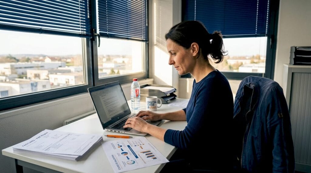Un chef d’entreprise met en place des outils pour automatiser la gestion des tâches au sein de son bureau.