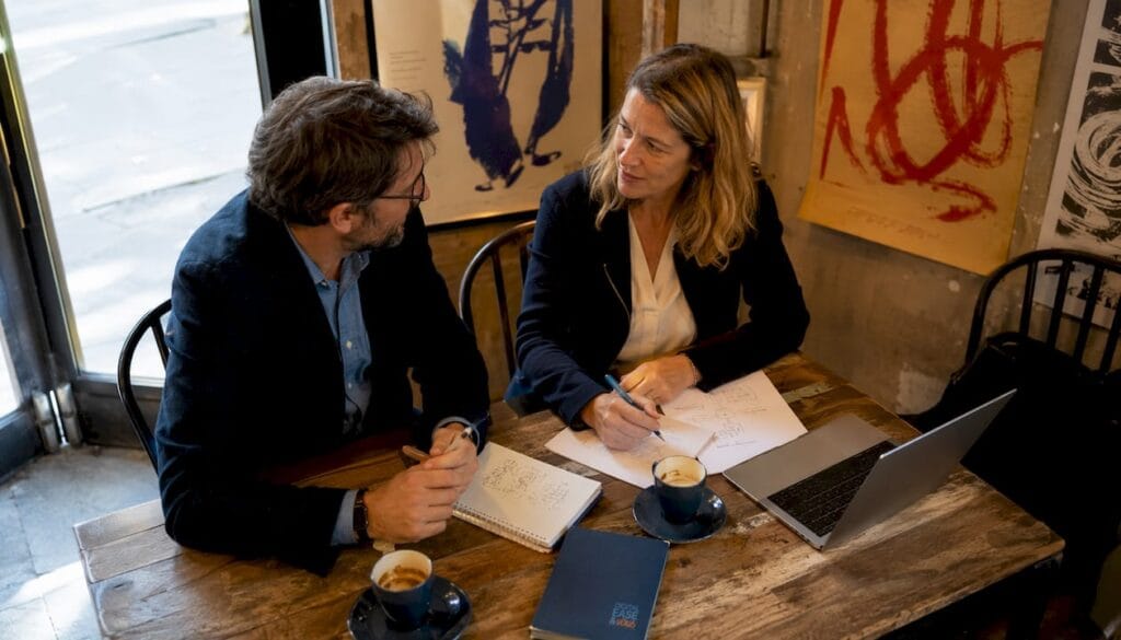Des chefs d’entreprise de PME réunis pour un comité stratégique autour du numérique.