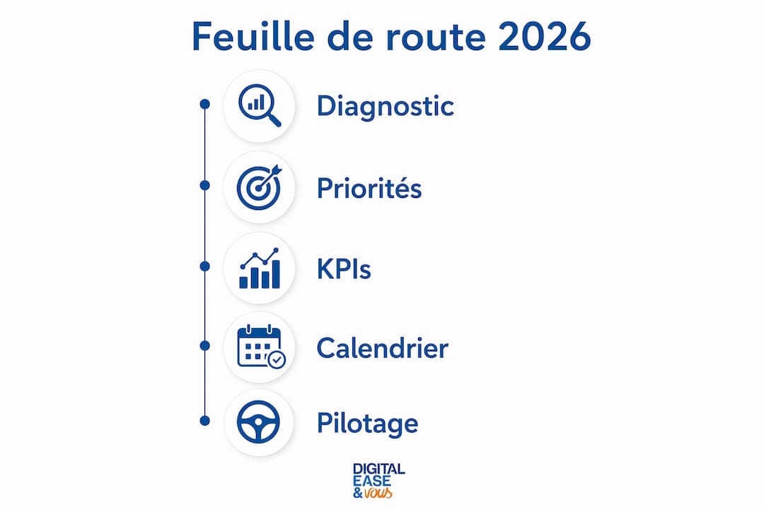 Infographie : les étapes clés pour réussir votre plan d’action et booster la performance en 2026