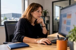 Responsable supervisant une campagne de nurturing B2B