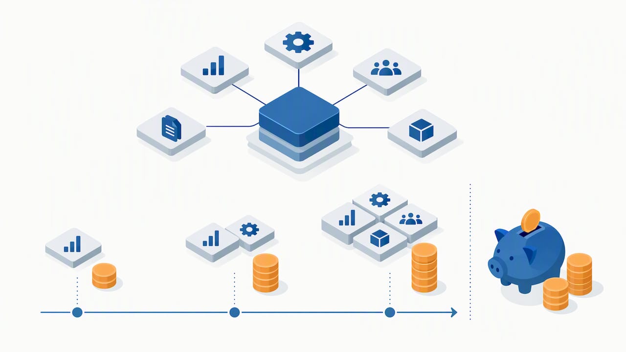 Coût évolutif d’un ERP SaaS modulaire