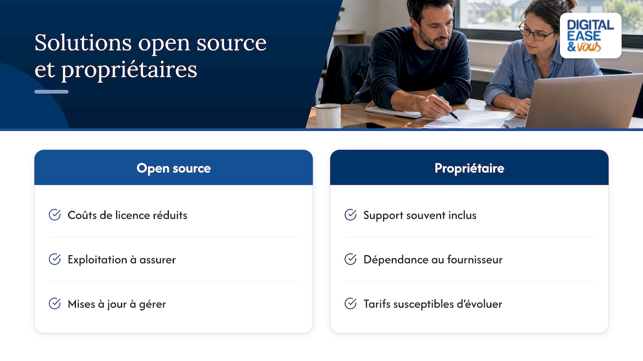 Ce que coûte réellement une architecture logicielle en PME — overview diagram